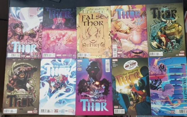 Mighty Thor (2015 2nd series) #2-11, Jane Foster as Thor! Marvel MCU Jason Aaron