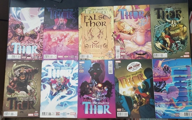 Mighty Thor (2015 2nd series) #2-11, Jane Foster as Thor! Marvel MCU Jason Aaron