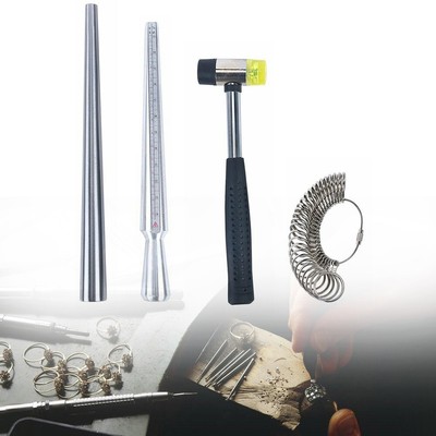 dimensione del dito Gauge & ALLUMINIO Sizer mandrino e Sizer A2Z9 4Pcs Strumento Sizer SURE 