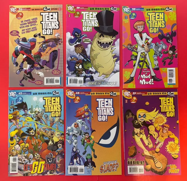 TEEN TITANS GO  # 6 - 51  -CARTOON NETWORK DC COMICS ( 15  issues)ANIMATION-2004