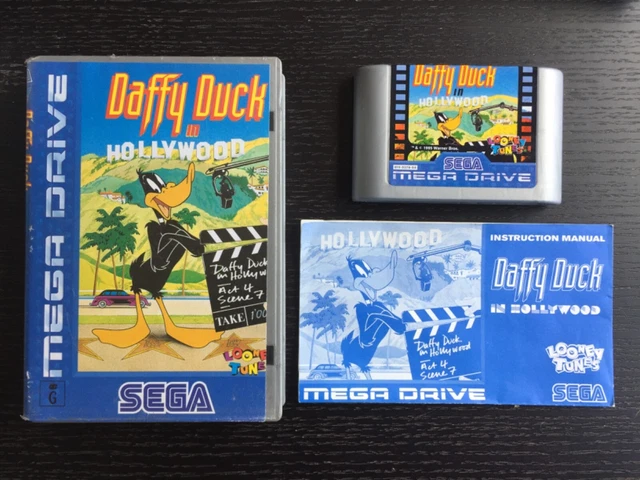 DAFFY DUCK IN Hollywood - Silver Australian Ozisoft - Complete - Sega ...