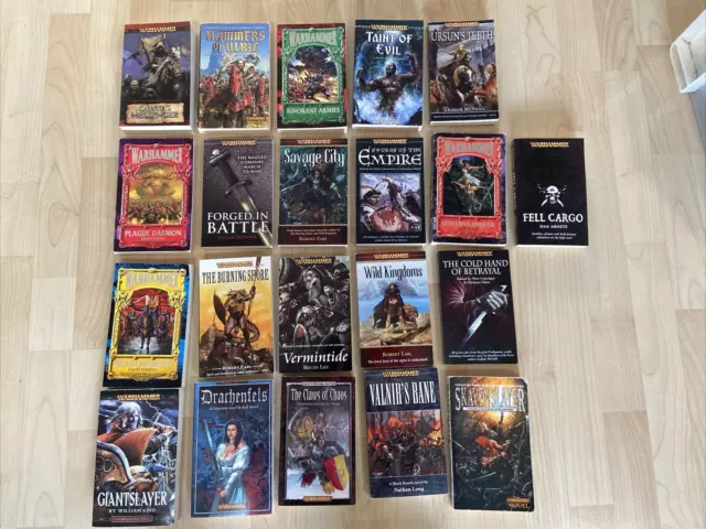 21 x Warhammer Book Bundle Job Lot