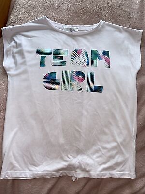 Girls Clothing Marks & Spencer Sport T-shirt Top 11-12yrs 152cm in buonissima condizione