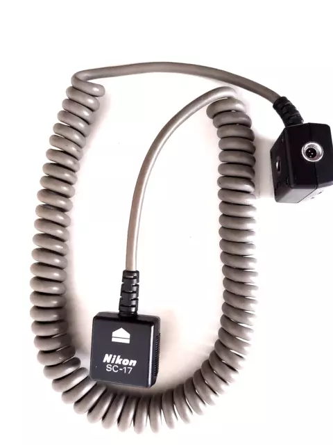 Nikon SC-17 TTL Remote Off Camera Sync Cord Flash / Speedlight