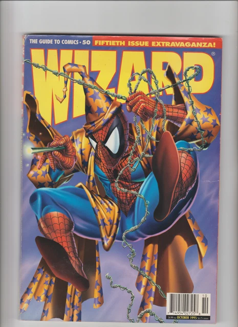 Wizard Magazine #50 Todd McFarlane CLASSIC COVER Spider-Man HOMAGE TO # 1 ISSUE