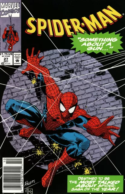 Spider-Man #27 Newsstand (1990-1998) Marvel Comics