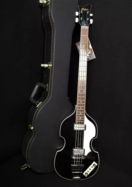 Hofner HCT-500/1-BK BEATLE BASS Contemporary Series Black INCLUDES A HARD CASE