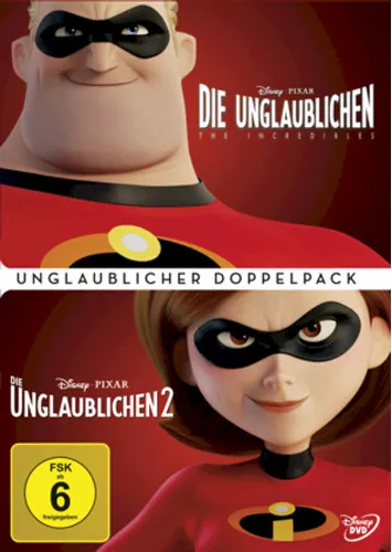 Unglaublichen, Die  1&2 (DVD) Doppelpack  Min:  /DD5.1/WS     3Disc - Disney  -