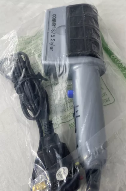 Conair 1875 Styler 3-in-1 Dryer Styling System 2 heat/speed Settings No Box