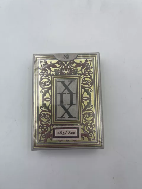 NEW SEALED GILDED XII Playing Cards 12 DAYS OF CHRISTMAS 083/500 SOLD OUT