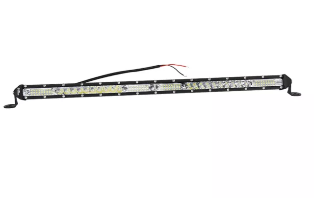 Lampe de travail à LED 20" 3 CM mince et puissante pour voiture fourgon camion tracteur en 12 ou 24 volts 2