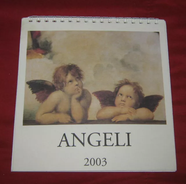 Collezionismo/Calendario " ANGELI 2003 " Puttini/Da Scrivania/cm.15xcm.15