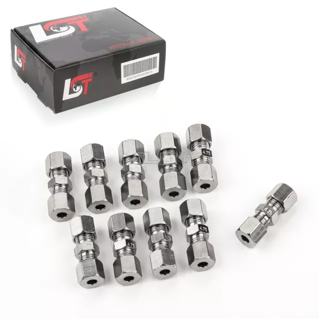 10x Schnell-Verbinder Bremsleitung 4.75 mm 3/16 ohne Bördelgerät für MERCEDES