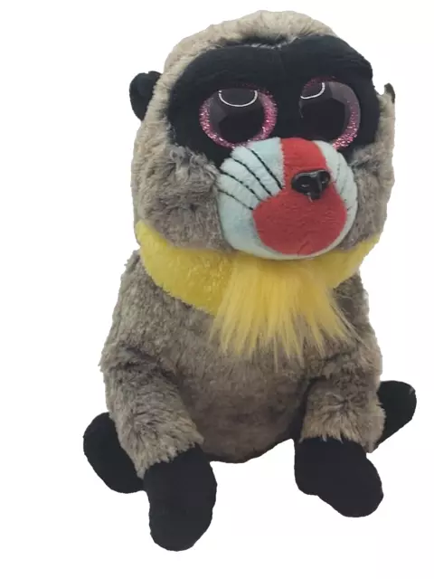 Wasabi Baboon Monkey 6"Beanie Plush Soft Toy Retired 2018 Ty Beanie Boo`s