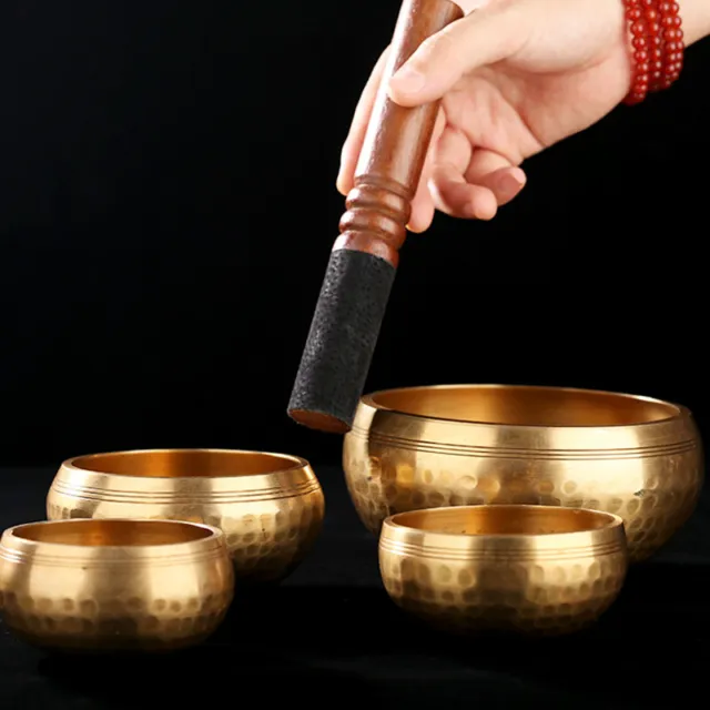 Buddhism Tibetan Copper Singing Bowl Copper for Meditation Prayer Yoga Healing