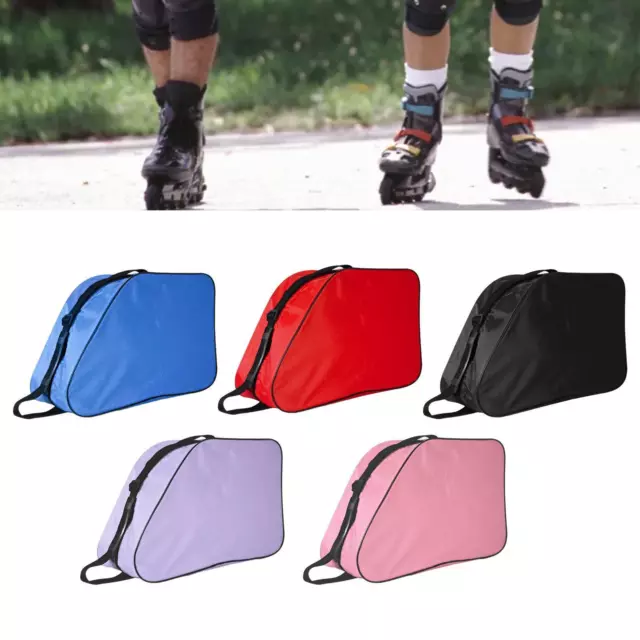 Roller skate bag, ice skating bag for quad skates, inline skates, figure skating