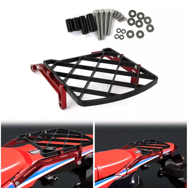 Adatto per Honda CRF300L 21-23 Portabagagli Scaffale Estensione Cargo Rosso