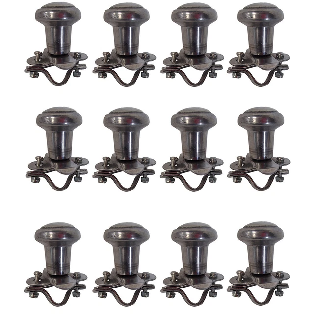 R3275 Box of 12 Bare Aluminum Steering Wheel Spinners