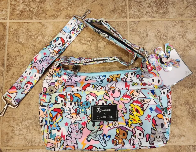 Tokidoki Ju-Ju-Be Unikiki 2.0 HoboBe With Bonus Custom Short Strap