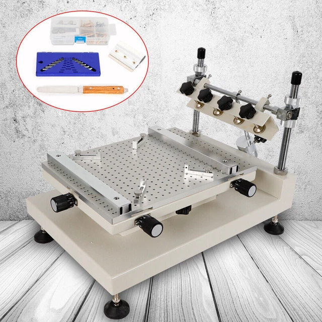 3040 Manual Solder Paste Printer PCB SMT Stencil Printing Platform Machine USA