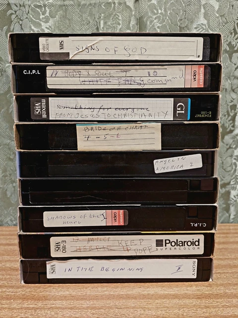 9 X PRE Record Vintage VHS Tapes $34.99 - PicClick AU