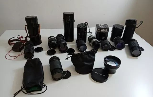 Bundle of Camera Lens Soligor Miranda Prinzflex Olympus Sigma Nikon Spares/Rep