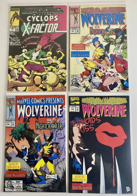 Lot Of 12 Marvel Comics Presents Wolverine! Ghost Rider Morbius