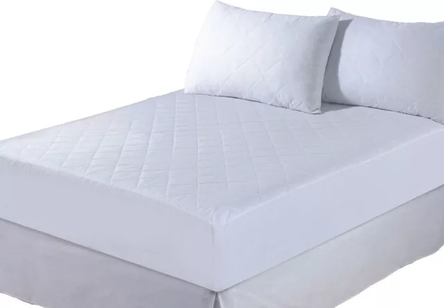 Housse de matelas de lit matelassé de luxe super doux housse de drap ajustée en profondeur - SIMPLE 2