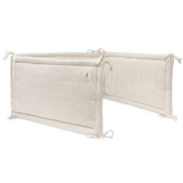 Jollein Bettumrandung / Laufgitterumrandung 180x30 cm Grain knit Oatmeal NEU