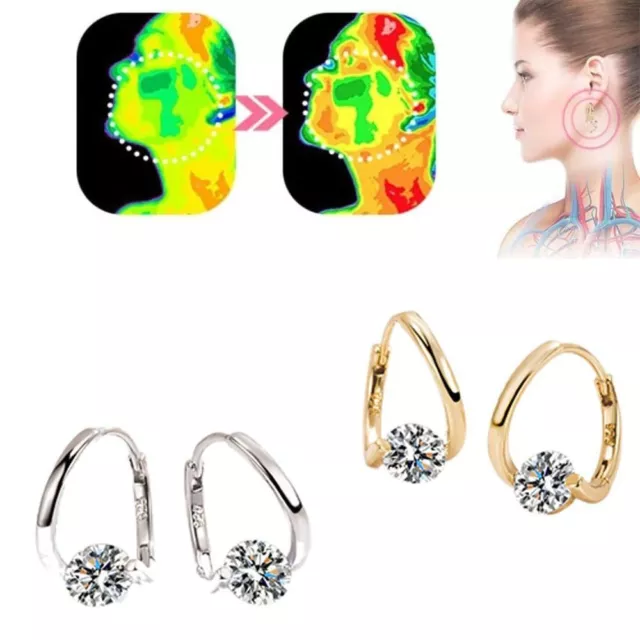 Dangle Earrings Magnetherapy Germanium Earrings  For Weight Loss