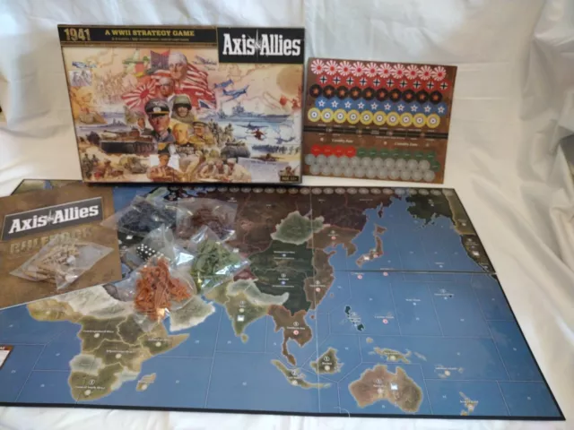 Axis & Allies 1941 Wwii  Strategy War Game / Board Game Parts Sealed - See Descr