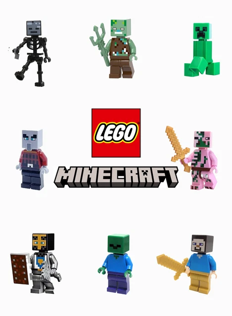 Lego herobrine minifigure cheap