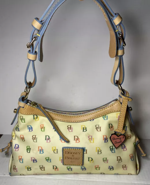 Dooney & Bourke Bag Womens Mini Short Shoulder DB Signature Bag H536K Zip  Top