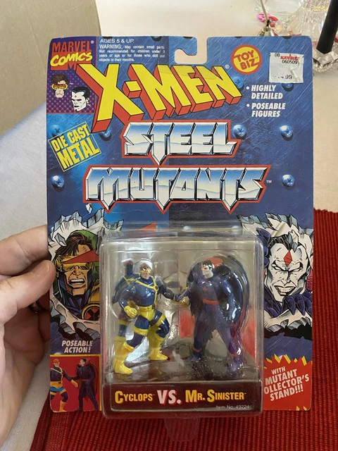 Vintage, X-Men Steel Mutants, Cyclops Vs. Mr. Sinister, Sealed, 1994 ToyBiz!