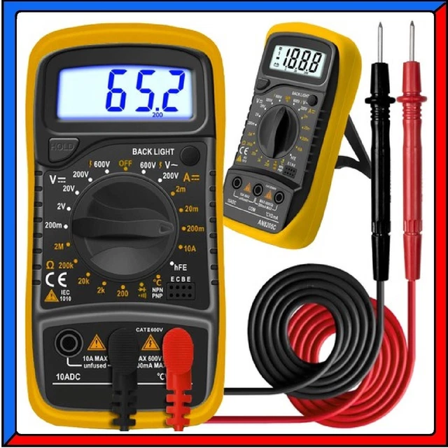 Allarme Alta Tensione Multimetro Digitale UNI-T UT161E True RMS - Misuratore Di Tensione, Corrente, Resistenza E Capacità Tester Elettricista - Foto 9