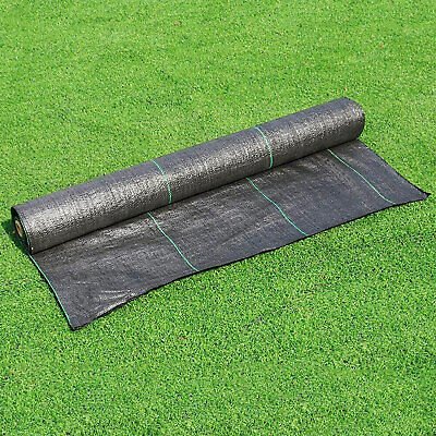 Heavy Duty Membrane Weed Controller Ground Fabric Cover Driveway Barrier Garden