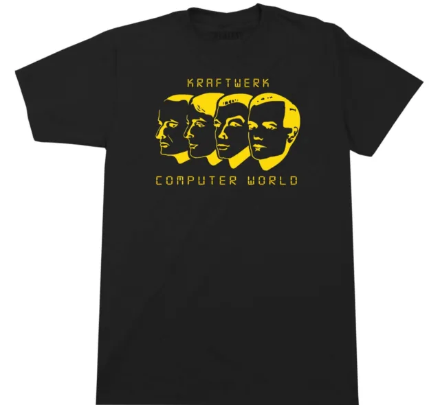 Kraftwerk T Shirt  Computer World Electronic Music Pioneers Hip Hop Dj Funk