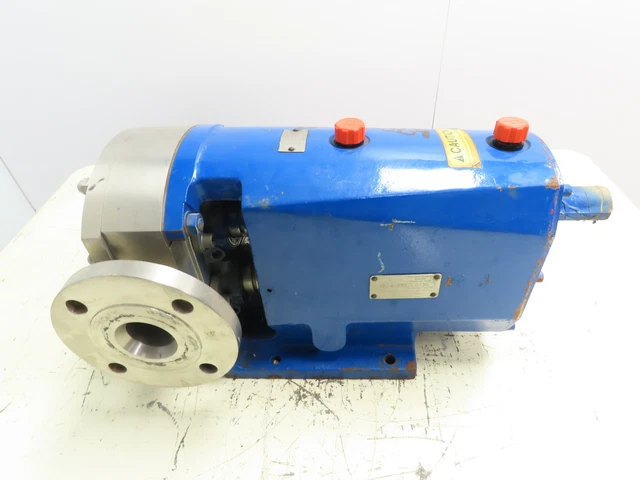 LobeFlo Positive Displacement SRU Rotary Lobe Pump 2x2" Flanged Stainless Steel