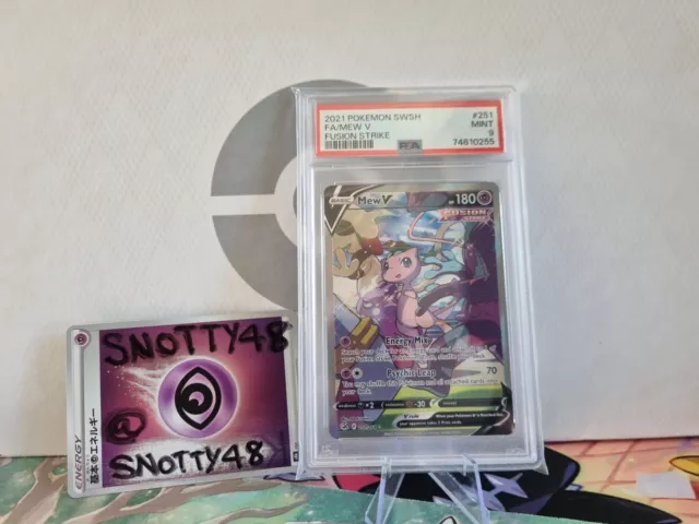 Mew VMAX RRR 040/100 S8 Fusion Arts Sword & - Pokemon Card