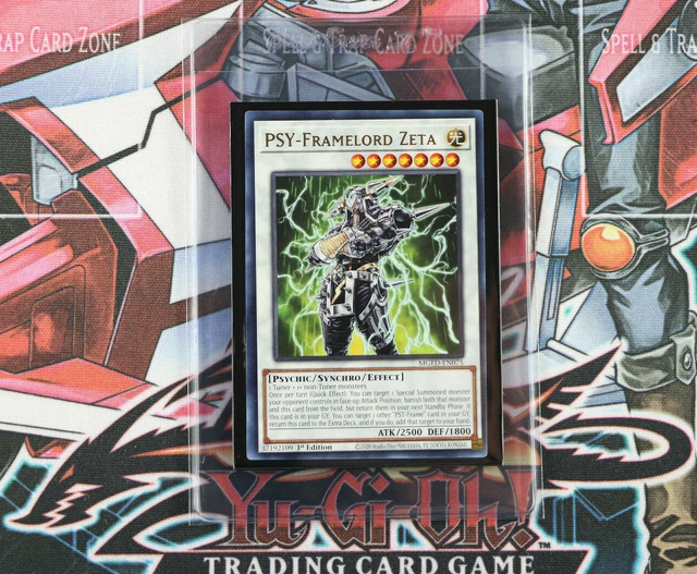 YuGiOh PSY-Framelord Zeta MGED-EN075 1ST Edition Gold Rare