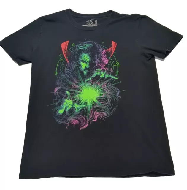 Marvel The Magical Dr. Strange Men's Medium Black Short Sleeve T-Shirt