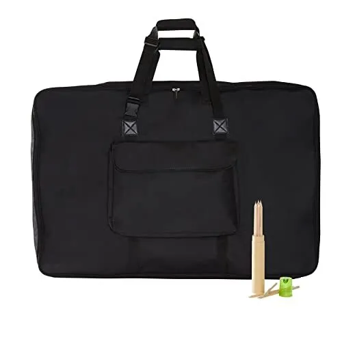 TreochtFUN Art Portfolio Case 18 X 24,Art With Backpack & Black