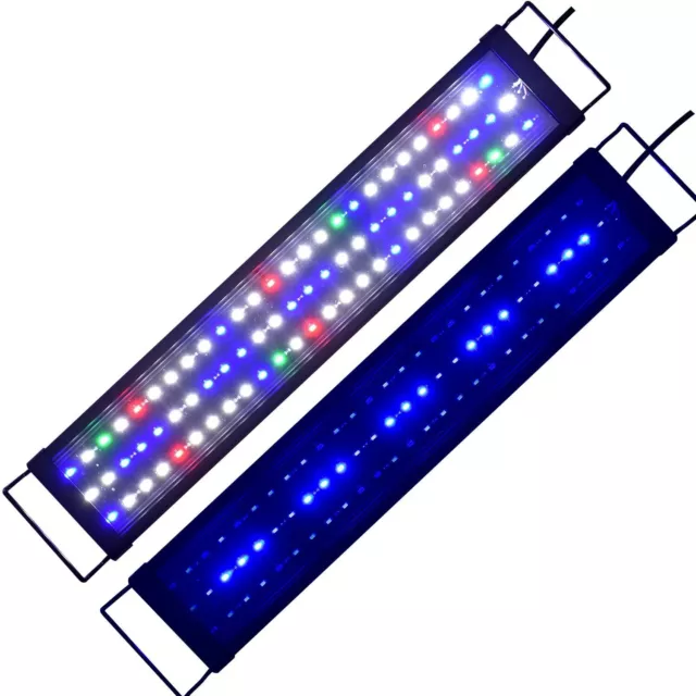 LED Aquarium Light Multi-Color Full Spectrum Freshwater Fish Tank 24" 36" 48"