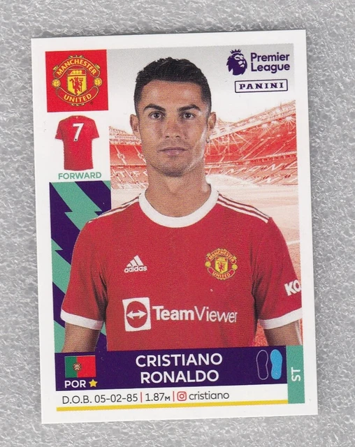 STICKER CRISTIANO RONALDO Manchester United Premier League 2022 Panini 
