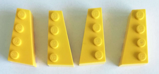 LEGO 2X BRICK Cuneo Angolare Ala 4x2 GIALLO 41767 + 41768 Lotto EUR 1 ...
