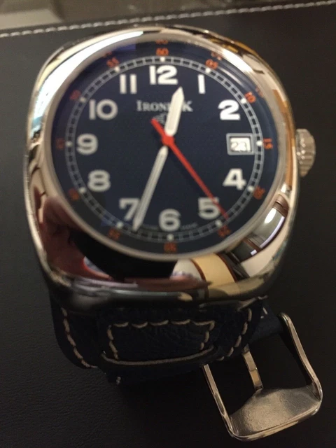 Relic Uomo Orologio Argento Oro Acciaio Inox Wr pelle Marrone Batteria