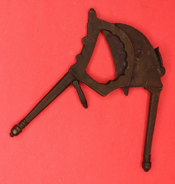 Handcrafted Brass Victorian Old Rare Sarota Betel Nutcracker Supari Cutter Gift 3