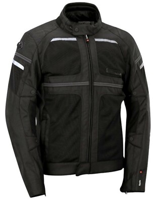 Spyke Giubbotto Spyke Mystraal Air Tex Impermeabile Black Taglia 48 forato ventilato 