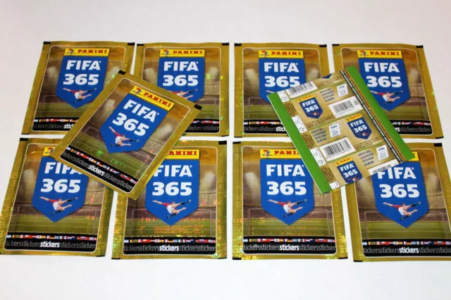 Panini FIFA 365 Saison *2016* - 10 TÜTEN PACKETS BUSTINE SOBRES, GERMAN EDITION!