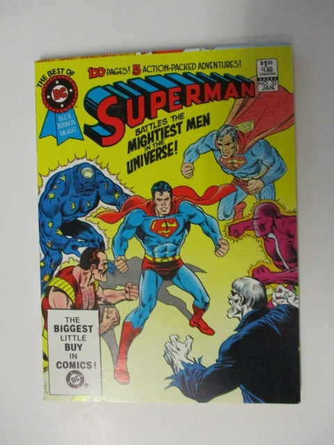 Best Of Dc Blue Ribbon Digest #32 January 1983 Superman Vf/Nm 100 Pages